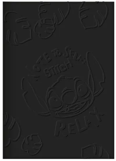 Agendă Cool Pack Disney - Stitch, B6, 80 foi, pătrate mici, negru