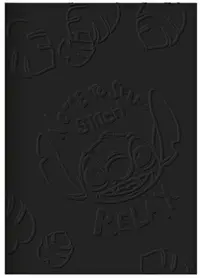 Agendă Cool Pack Disney - Stitch, B6, 80 foi, pătrate mici, negru