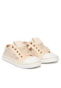 Pantofi copii - adidasi - bej - textil