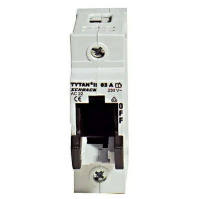 Separator de sarcină pentru portfuzibile D0 TYTAN-II 1p, 63A