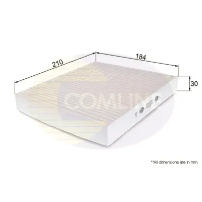Filtru, aer habitaclu COMLINE EKF278