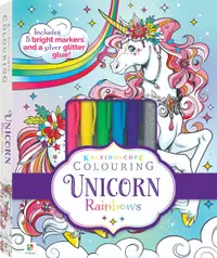 Kaleidoscope Colouring. Unicorn Rainbows