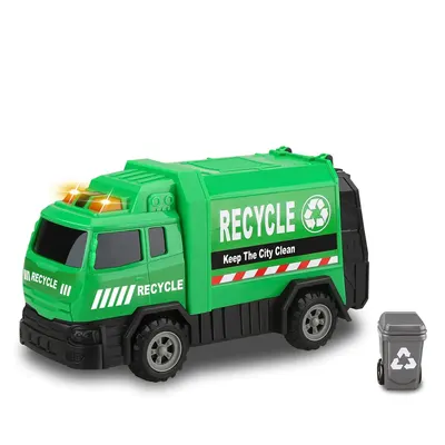 Camion de gunoi cu sunete si lumini Action Fun