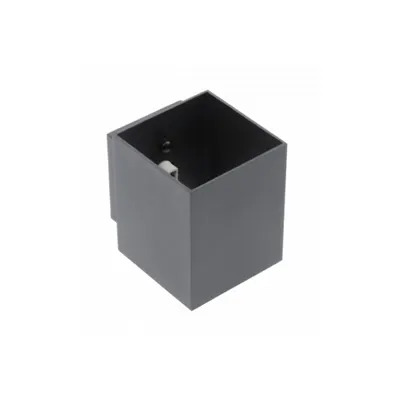 Corp de iluminat aplicat perete - Wall luminaire CAMPIONE II, G9, IP20, max. 40W, IP20, max. 250V, 50/60 Hz, square, black