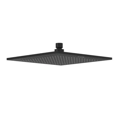 Palarie de dus 25 x 25 cm, patrata, negru mat, VilleroyBoch Universal Showers