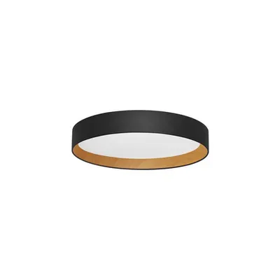 Plafoniera STAKE Nisipiu Negru Aluminiu Lemn & Acrylic LED 50W 220-240V 3166Lm 3000K IP20 Triac Dimabil
