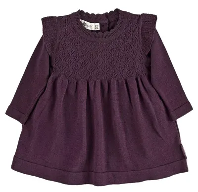 Rochie tricotata pentru copii Sterntaler - 86 cm, 18-24 luni, mov