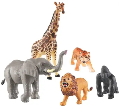 Set de joacă Learning Resources - Animale exotice, 5 buc