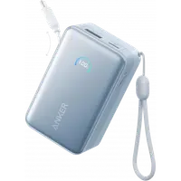 Baterie Externa Anker Nano, 10000mAh, 45W, QC + PD, 1 x USB-A - 2 x USB-C, Albastra