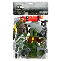 Set de joaca, soldat de lupta cu accesorii, Hero Combat, 31.5 cm