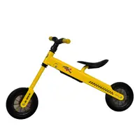Bicicleta copii fara pedale Balance B-Bike Yellow, cadru pliabil, varsta 2-4 ani, roti din cauciuc