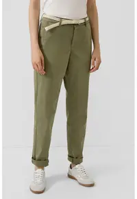 Pantaloni chino uni - Kaki
