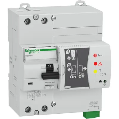 Rccb Cu Reinchidere Automata - Redtest - 2 Poli - 25 A - Clasa A - 30 Ma