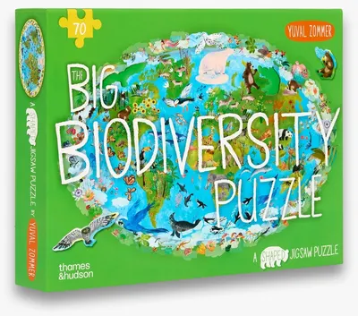 Puzzle rotund Thames & Hudson din 70 piese - O mare biodiversitate