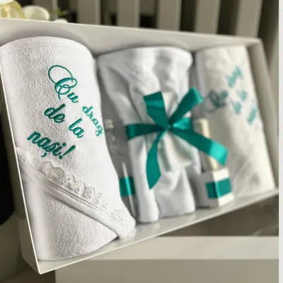 Trusou Botez format din 8 piese culoare Turcoaz