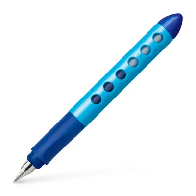 Stilou scolar Scribolino albastru stangaci Faber Castell