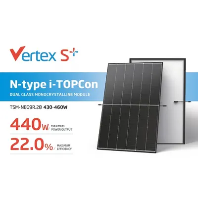 Panou fotovoltaic monocristalina Trina Solar Vertex S+ TSM-NEG9R.28 440W dual glass n-type i-TOPCon