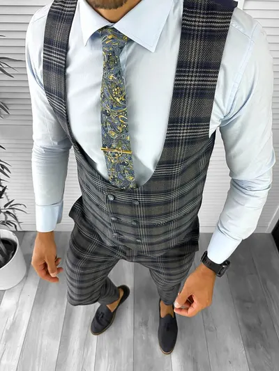 Compleu barbati Vesta + Pantaloni 12820 50-1
