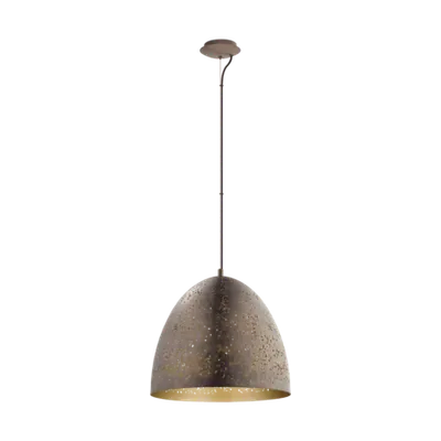 Lampa suspendata SAFI brown, gold 220-240V,50/60Hz IP20