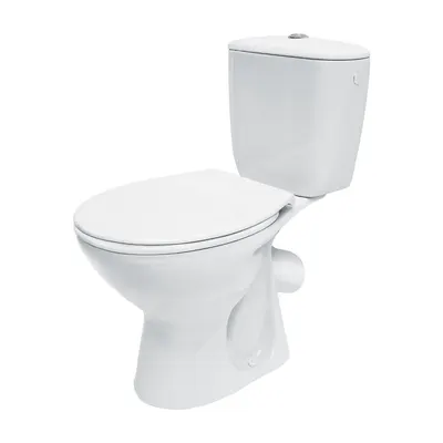 Set vas WC pe pardoseala cu rezervor Cersanit Compact President P010 + mecanism si capac poilietilena K08-028-EX3