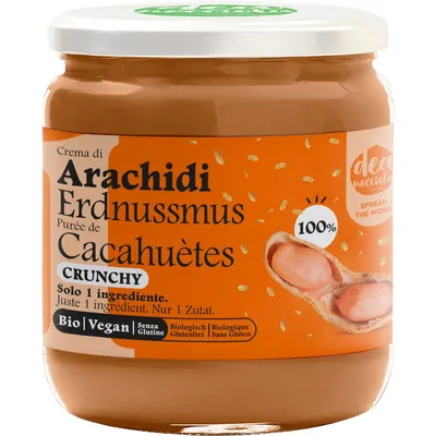 Crema Crunchy din Arahide fara Gluten Ecologica/Bio 250g