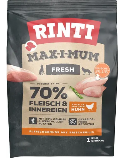 RINTI MAX-I-MUM Chicken hrana uscata pentru caini adulti, cu pui 1 kg