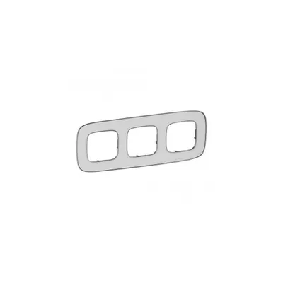 Placa Valena Allure - 3 module - alb mirror