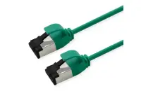 Cablu de retea RJ45 Slim U/FTP Cat. 8.1 (Class I) LSOH 1m Verde, Roline 21.15.3243