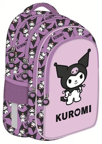 Ghiozdan școlar St. Majewski Kuromi - 4 compartimente, mov
