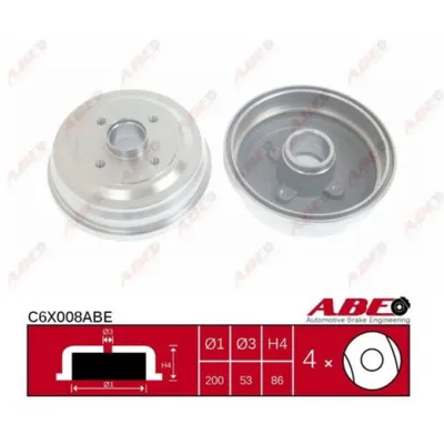 Tambur frana ABE C6X008ABE