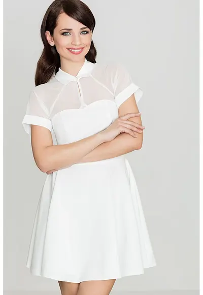 Rochie scurtaenitif - Bej