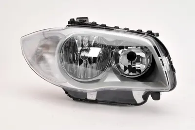 Far fata dreapta (H7, electric, fara motoras, culoare interior: cromat) potrivit BMW 1 (E81), 1 (E87) 11.03-03.07