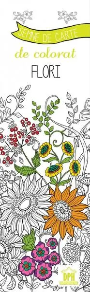 Semne de carte de colorat. Flori - Paperback brosat - ***