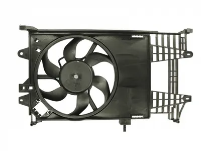 Ventilator radiator (cu carcasa) potrivit FIAT IDEA, PUNTO; LANCIA YPSILON 1.2 1.2CNG 09.99