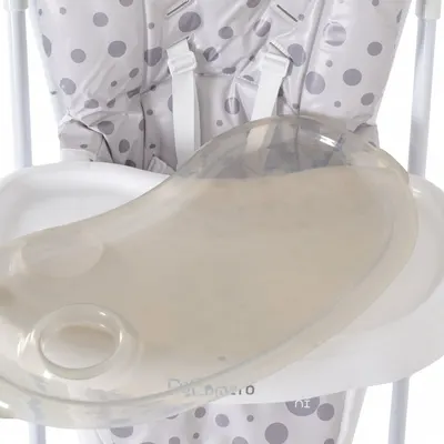 Scaun de masa pliabil cu inaltime reglabila si husa impermeabila Cocomero Grey
