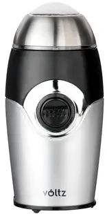 Râșniță de cafea Voltz - V51172B, 200W, 50 g, neagră/argintie