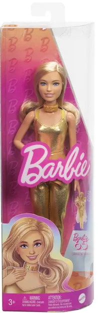 Papusa - Barbie Fashionista - Salopeta aurie