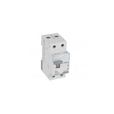 Intrerupator diferential - 2P 230 V~ - 100 mA - 63 A - tip AC