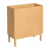 Dulap în culoare naturală cu aspect de lemn de stejar 80x90x40 cm Ark – Hübsch