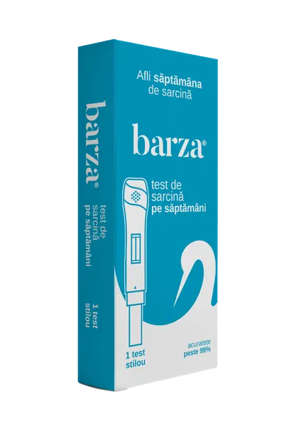 Test de sarcina stilou cu determinarea saptamanii, 1 test, Barza