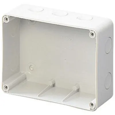 Surface-Mounting Box For Horizontal Interlocked Socket-Outlet - 16/32a Sbf - Ip44