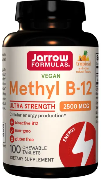 Methyl B-12, 2500 mcg, 100 comprimate masticabile, Jarrow Formulas