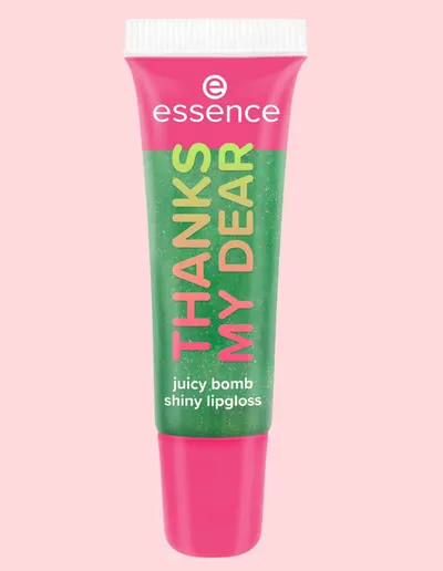 Essence SAY IT WITH JUICY THANKS MY DEAR luciu de buze strălucitor juicy bomb 03 · Glowy Gummy