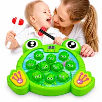 Joc Interactiv Timebox, "Loveste Broscuta" cu 2 Ciocanele, Verde - Default Title