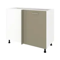 Corp Baza Colt Lecce, Taupe/Alb, 98 x 50 x 80 cm