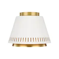 Corp de iluminat decorativ pentru exterior, Carter 1 Light Flush Light – Matte White