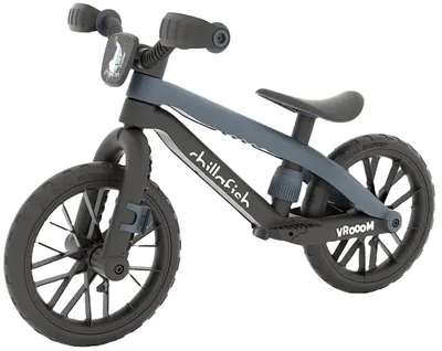 Bicicletă de echilibru pentru copii Chillafish - BMXie Vroom, neagră