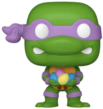 Figurină mini Funko Pocket POP! Animation: Teenage Mutant Ninja Turtles - Donatello with Easter Eggs