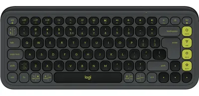 Tastatură Logitech - POP Icon, fără fir, , Graphite & Green