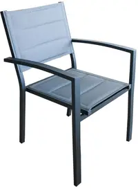 Scaun de grădină Horecano - Glory Comfort, gri deschis